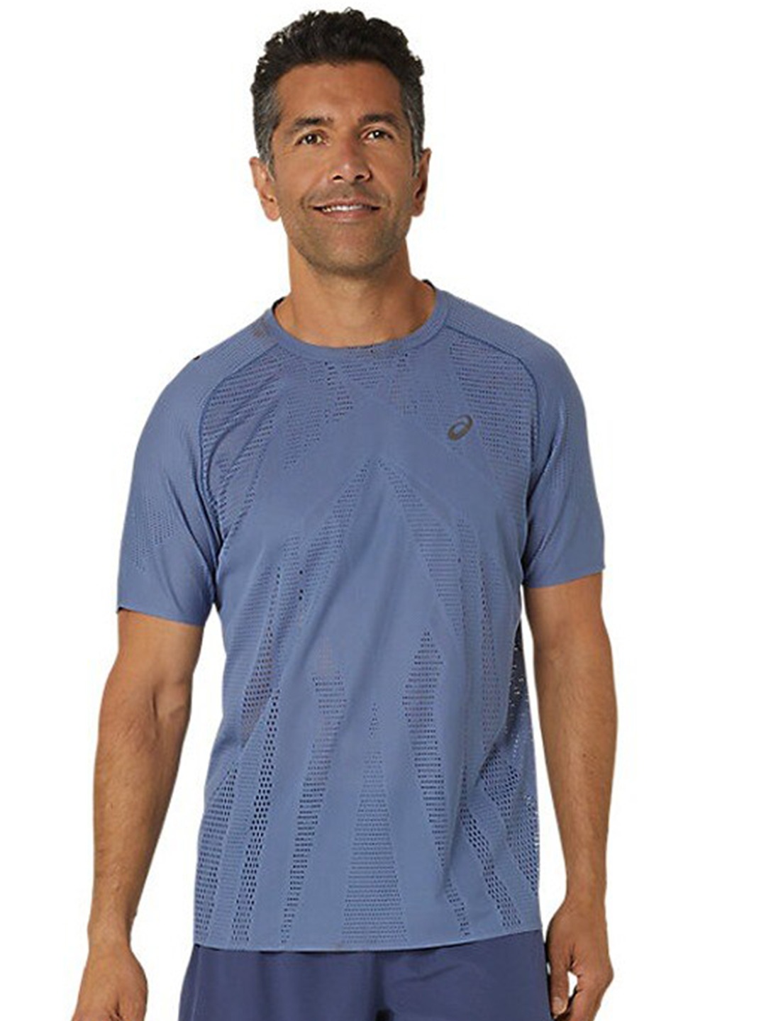 

ASICS Metarun SS Round Neck T-Shirt, Blue