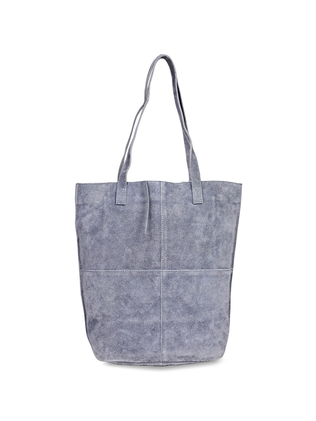 

Favore Leather Shopper Tote Bag, Grey