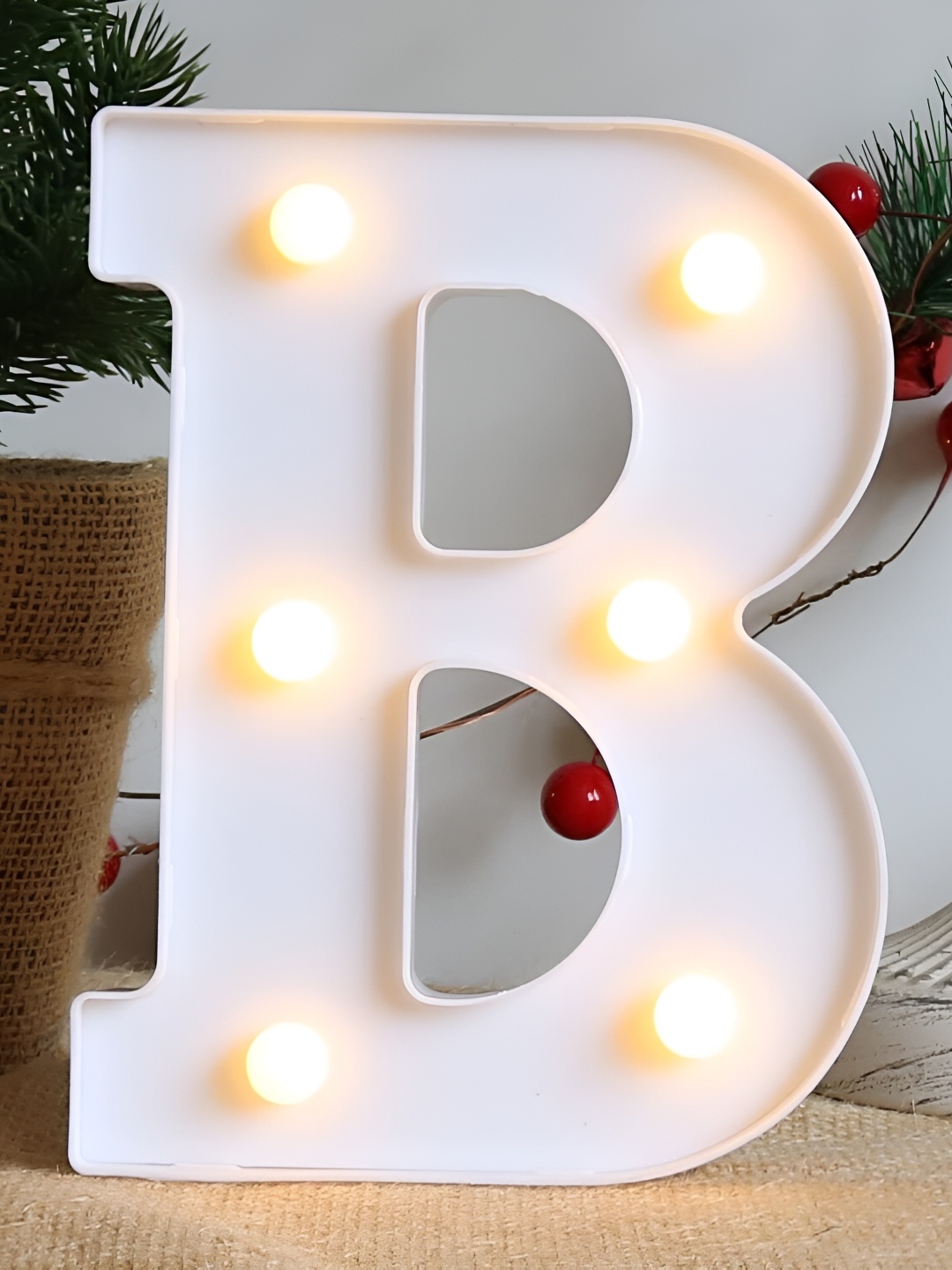 

Satyam Kraft White Acrylic Decoration Table Lamp