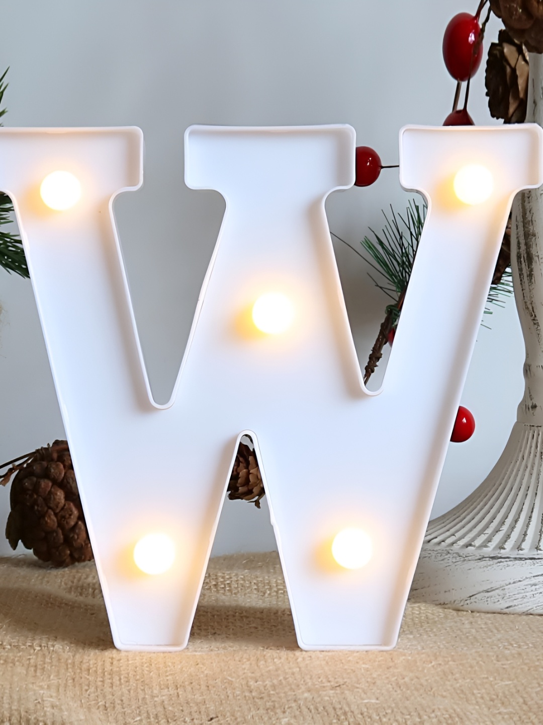 

Satyam Kraft White W Shaped Led Light