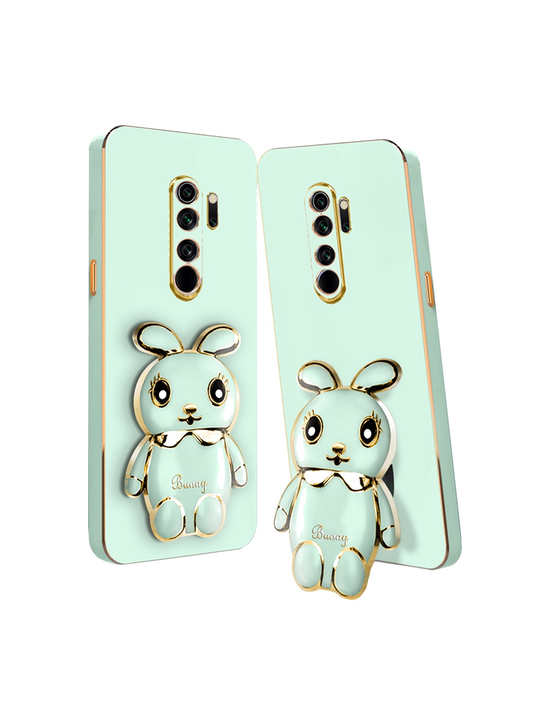

Karwan 3D Mini Bunny with Folding Stand Oppo Reno 2Z Back Cover, Green