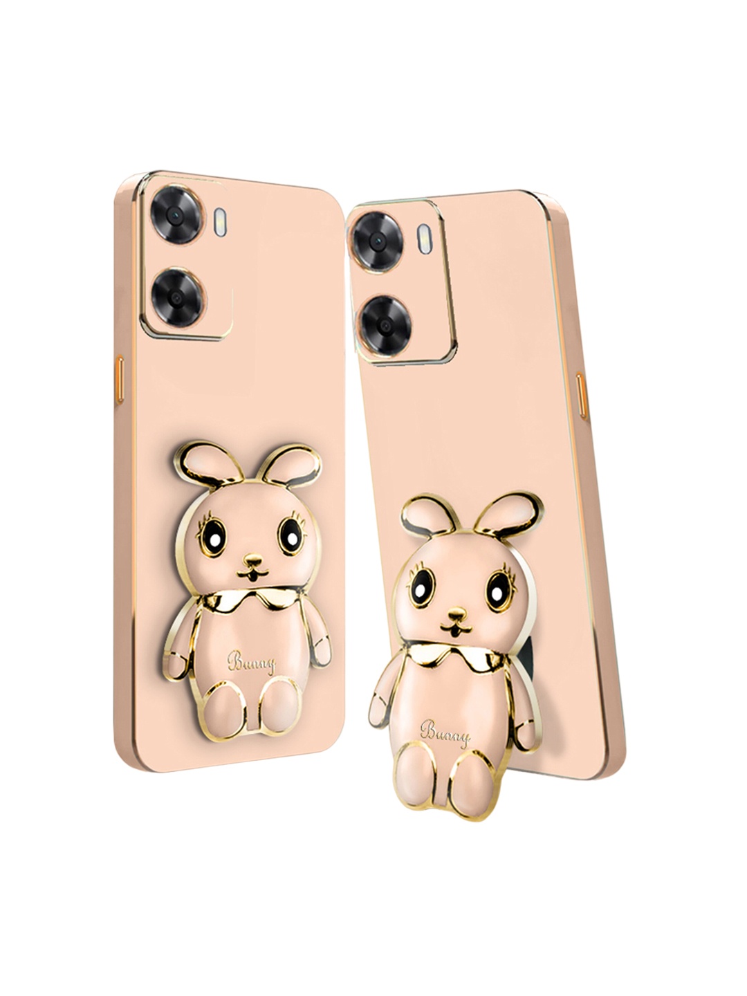 

Karwan Oppo K10 4G Printed Back Case, Pink