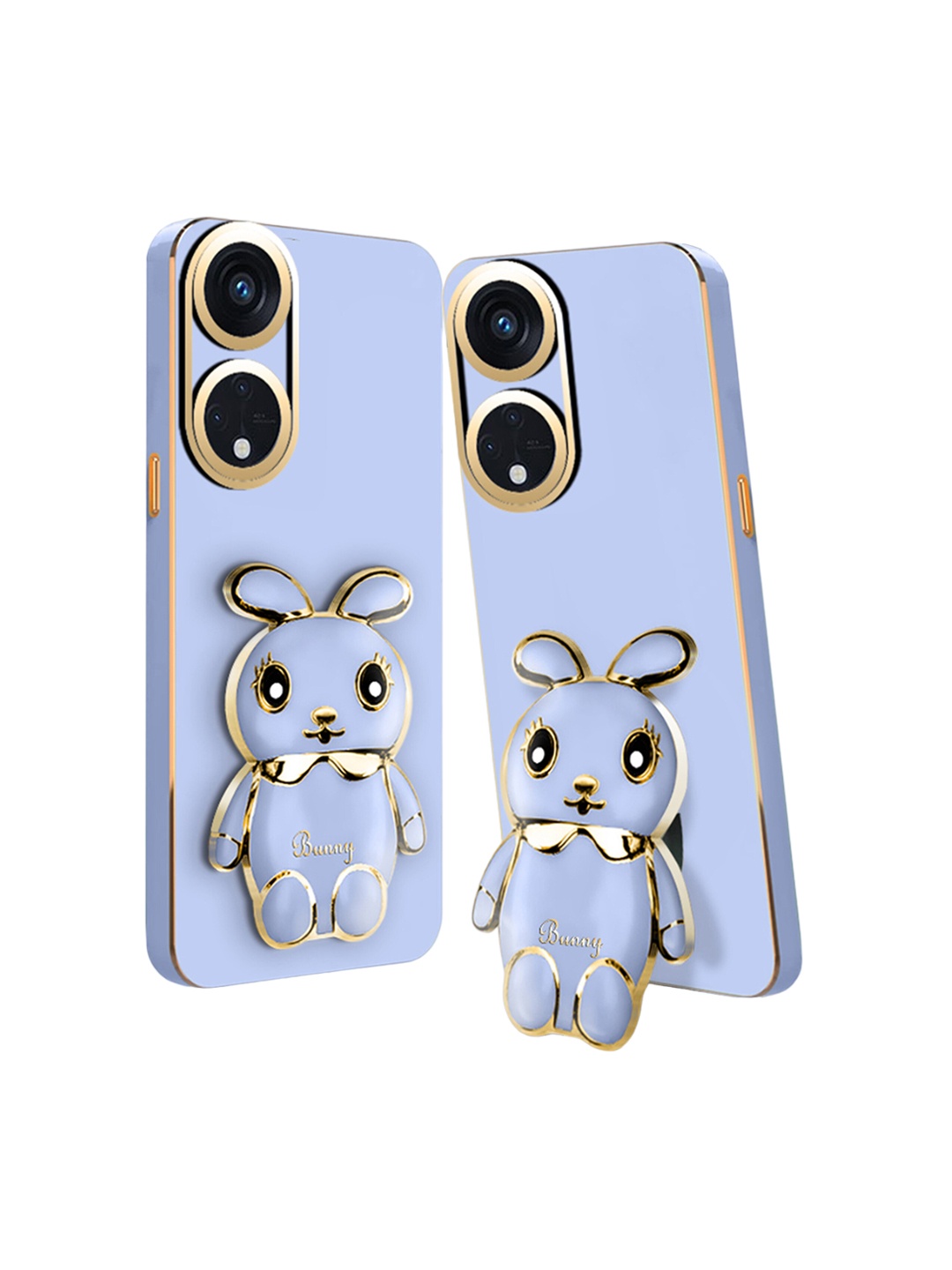 

Karwan Bunny with Folding Stand Back Case Mobile Accessories, Blue
