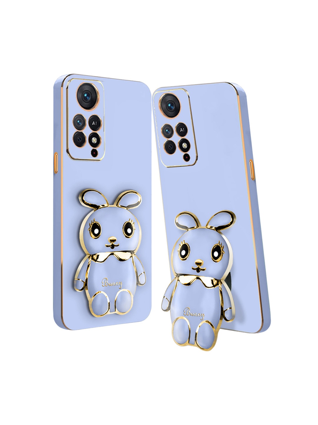 

Karwan Bunny with Folding Stand Back Case Mobile Accessories, Blue