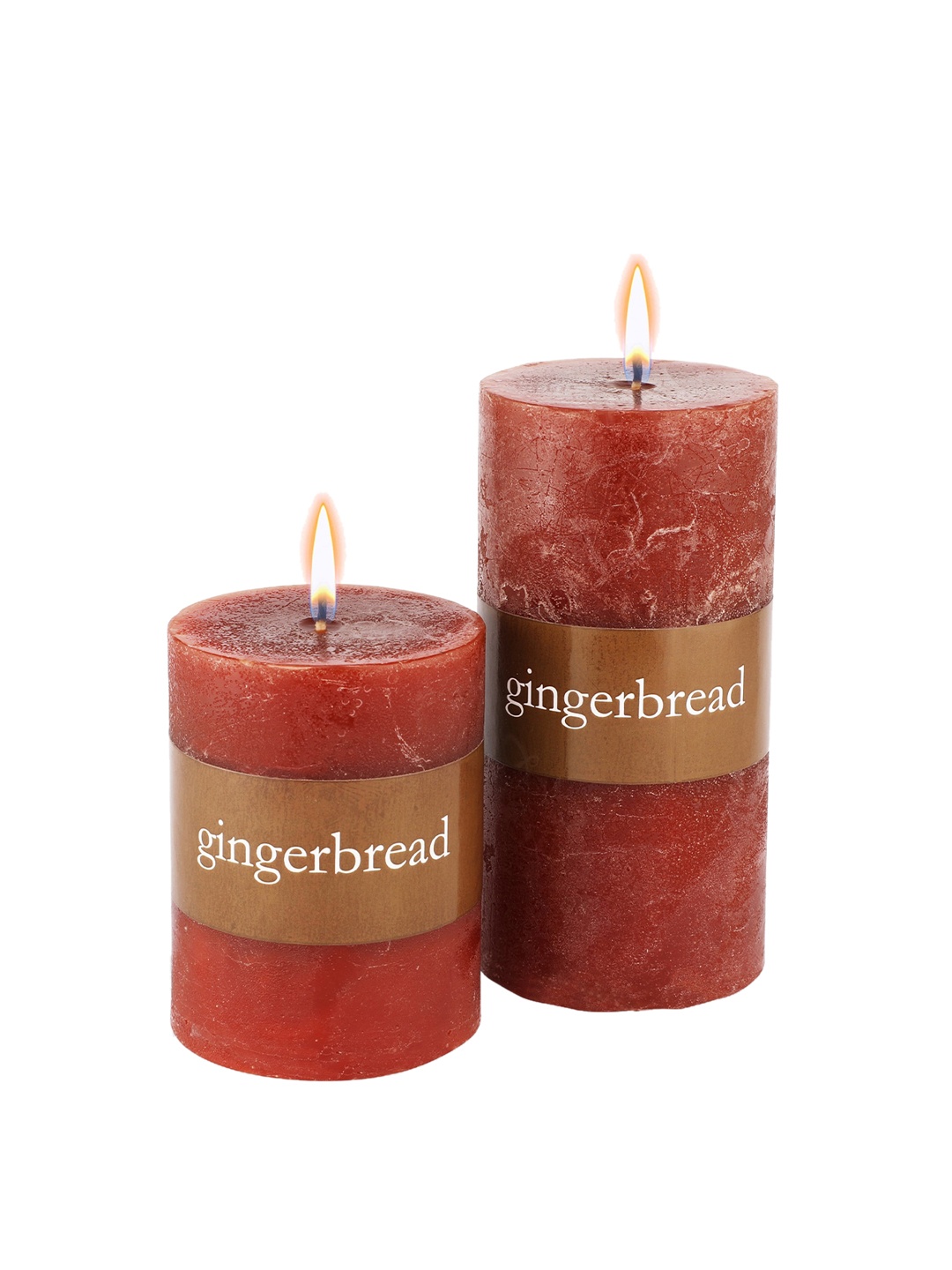 

Perenne Design Brown Gingerbread Scented Pillar Candle