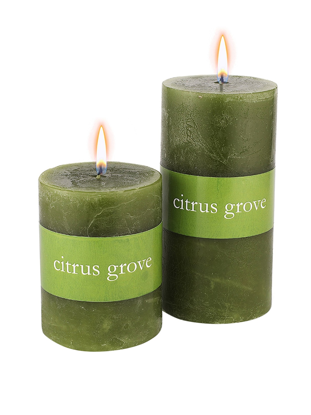 

Perenne Design Green Lemon & Lime Aroma Pillar Candle