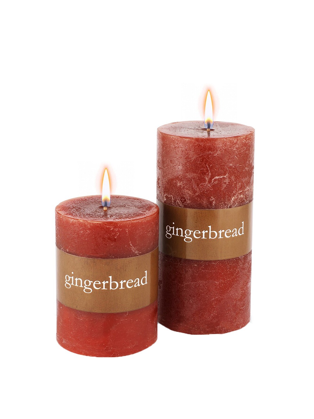 

Perenne Design Brown Gingerbread Scented Pillar Candle