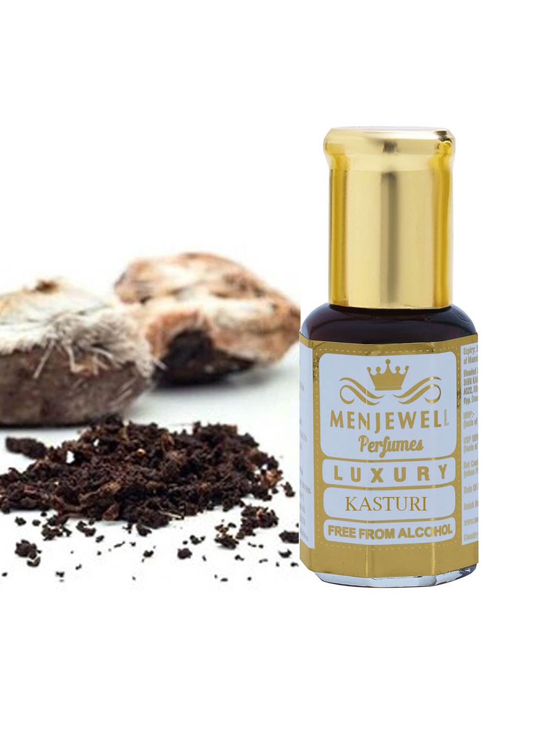 

Menjewell Luxury Kasturi Long Lasting Perfume - 12ml, Brown