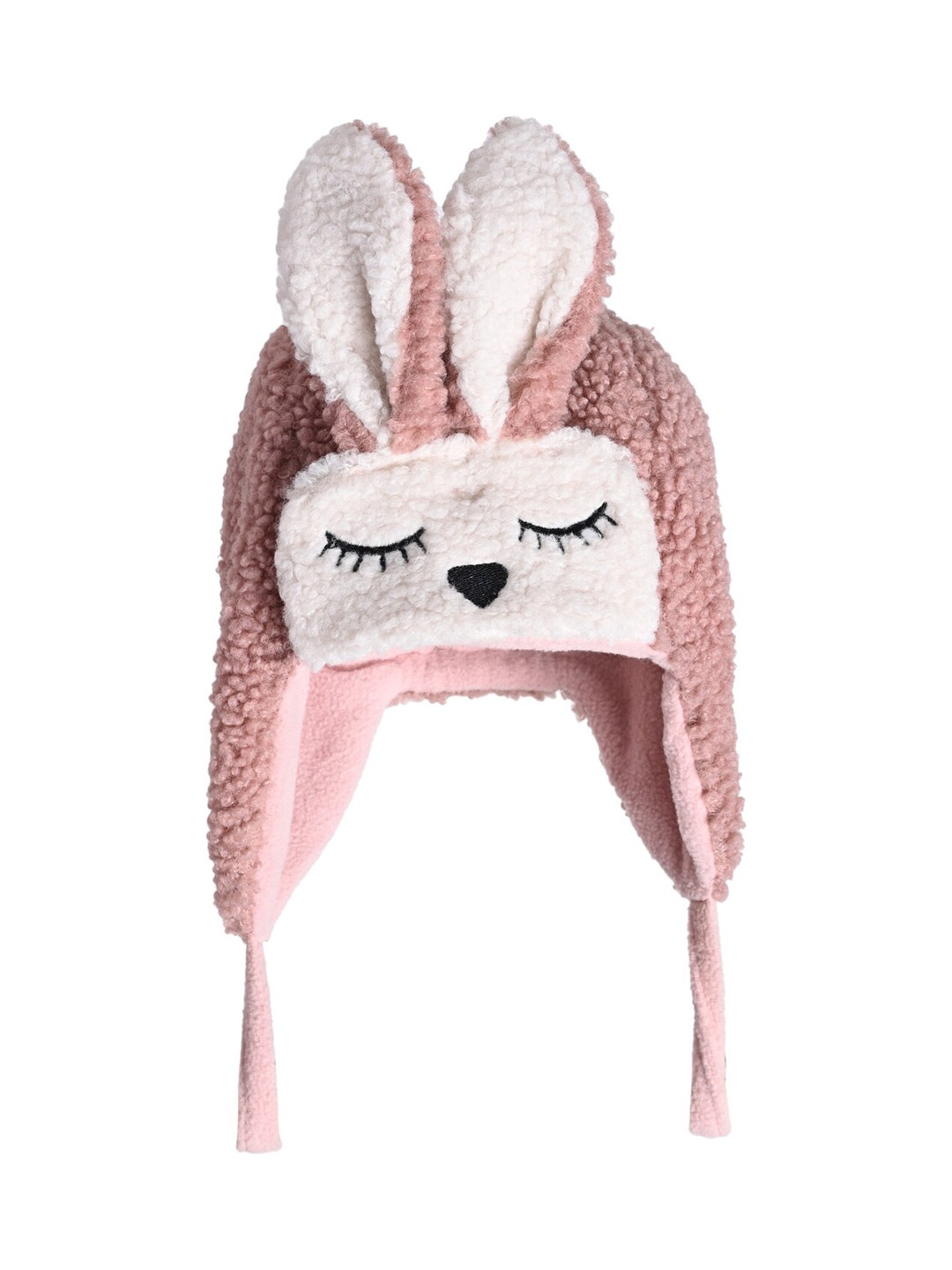 

KID-O-WORLD Girls Self Design Woollen Beanie, Pink