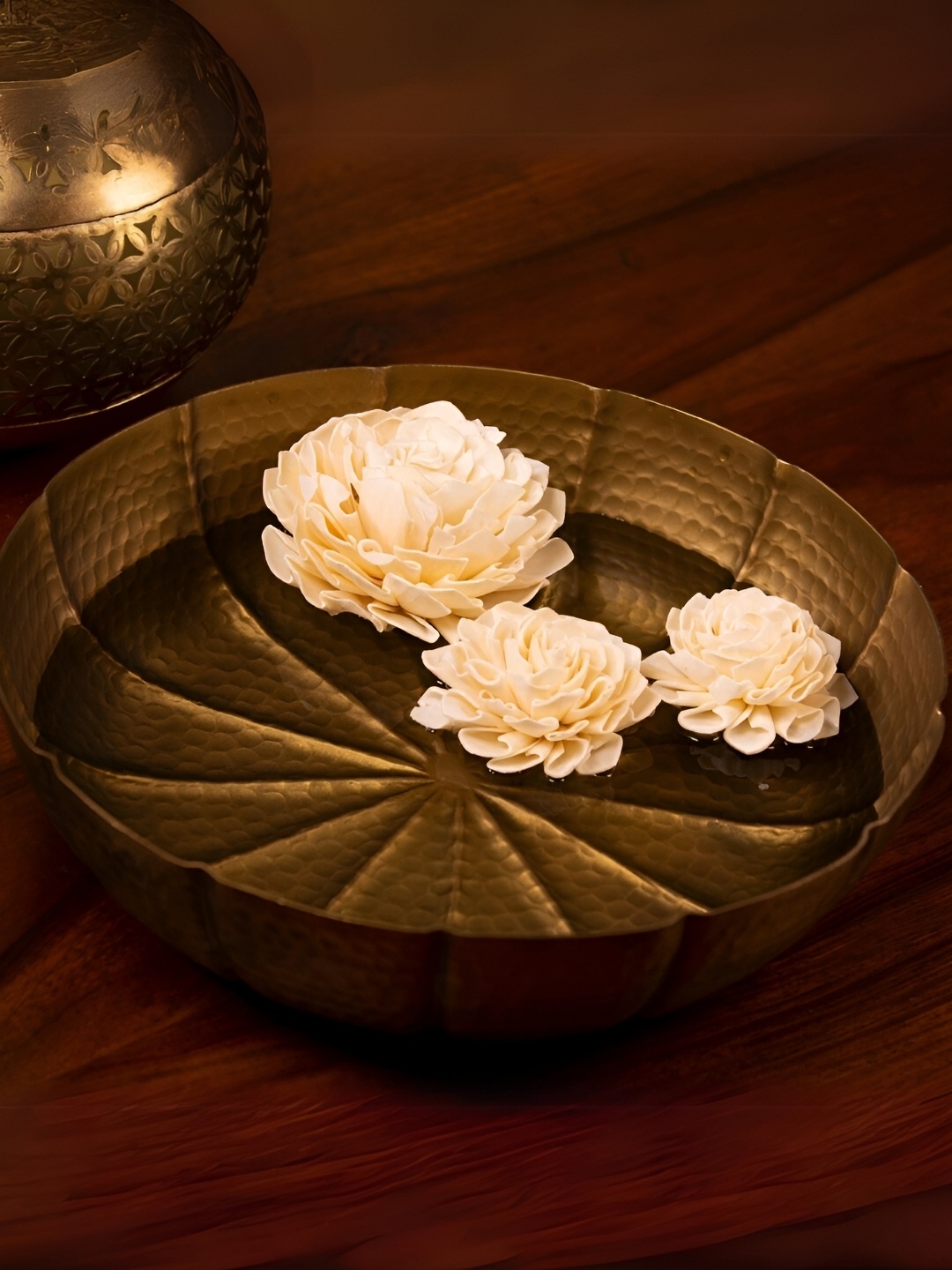 

Peepul Tree Off White 3 Pieces Figurine Showpiece