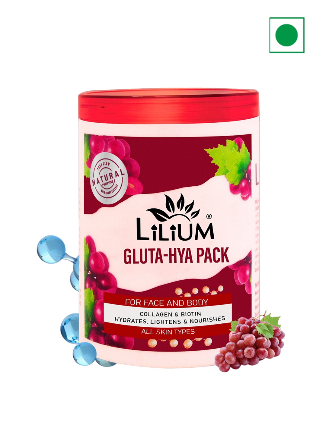 

Lilium Gluta Hya Massage Pack For Moisture - 500ml, Tan