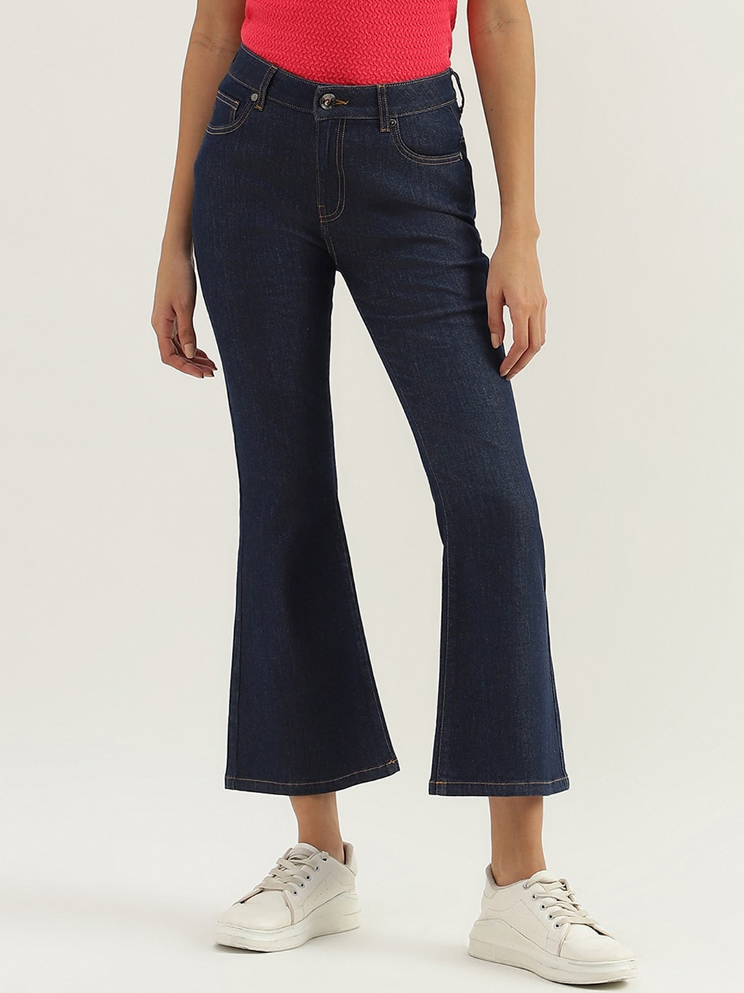 

United Colors of Benetton Women Mid-Rise Bootcut Jeans, Blue