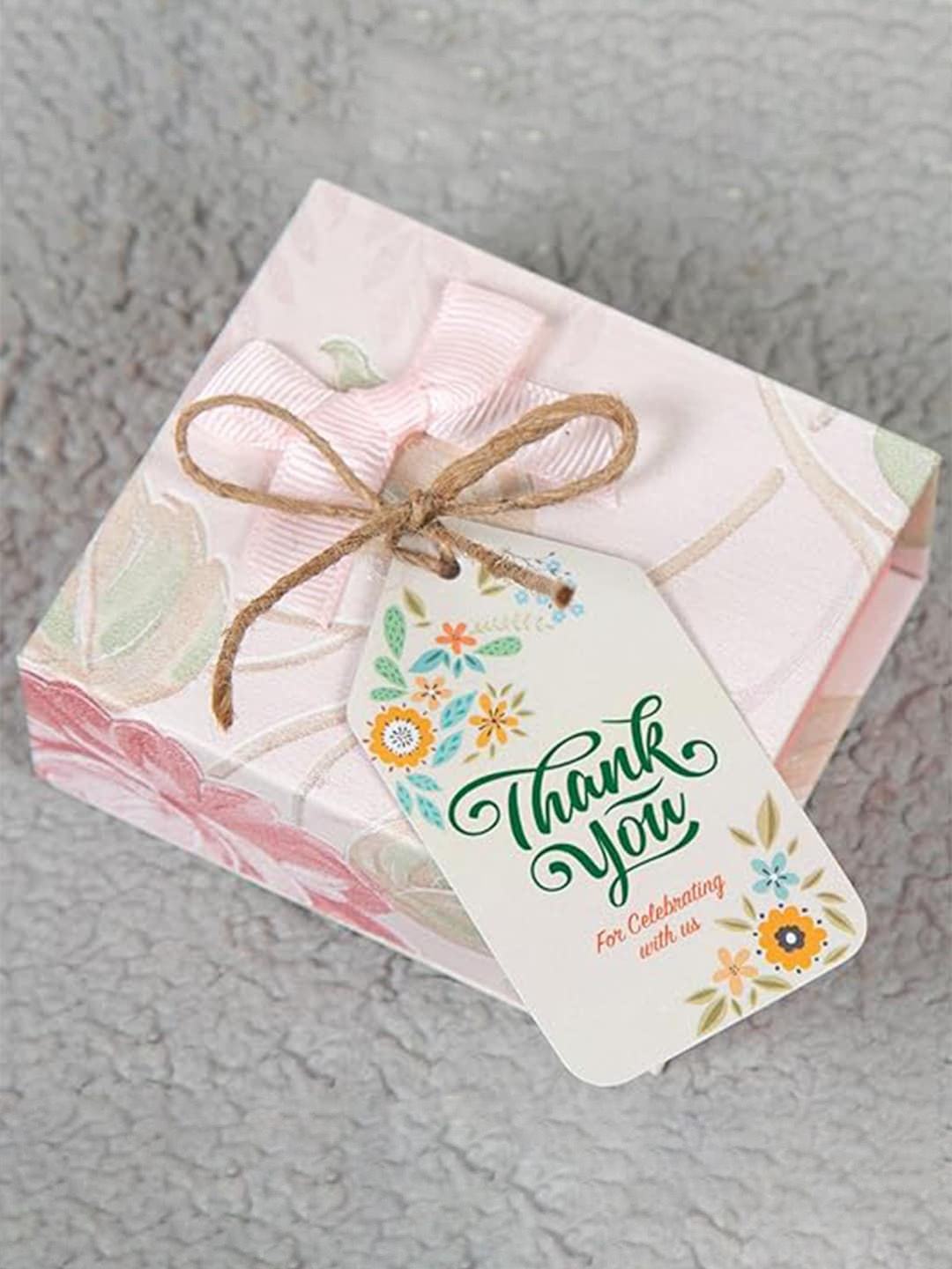 

Kaameri Bazaar Set of 50 Thank You Tags Craft Accessories Stationery, Green