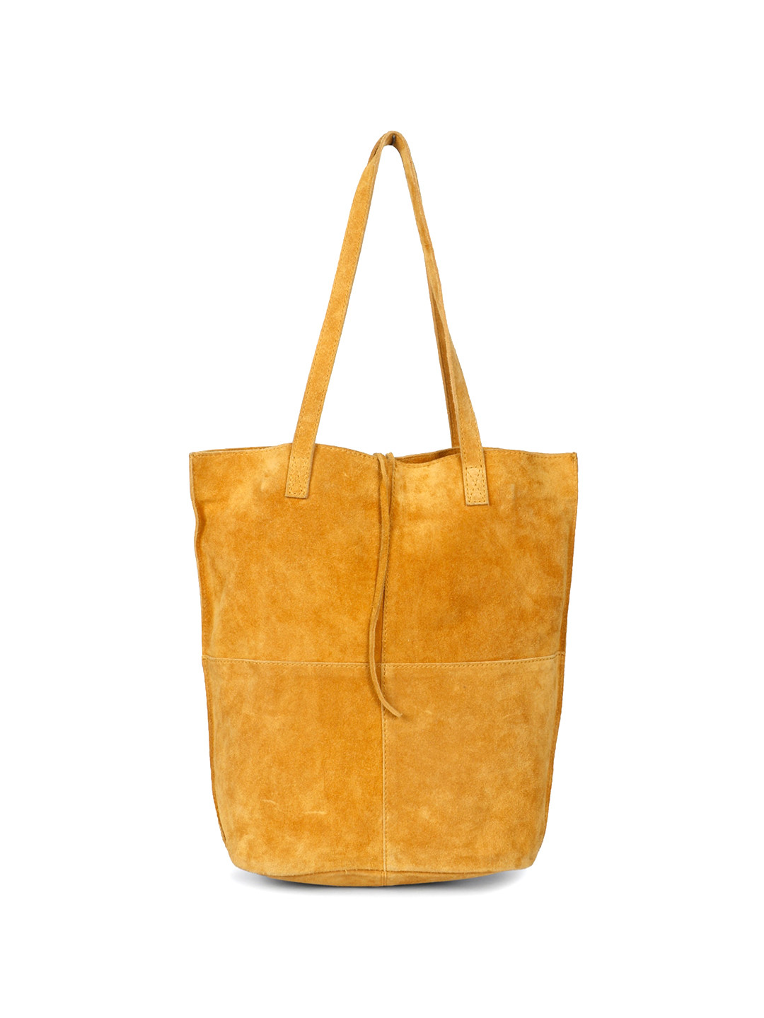 

Favore Textured Leather Shopper Shoulder Bag, Yellow
