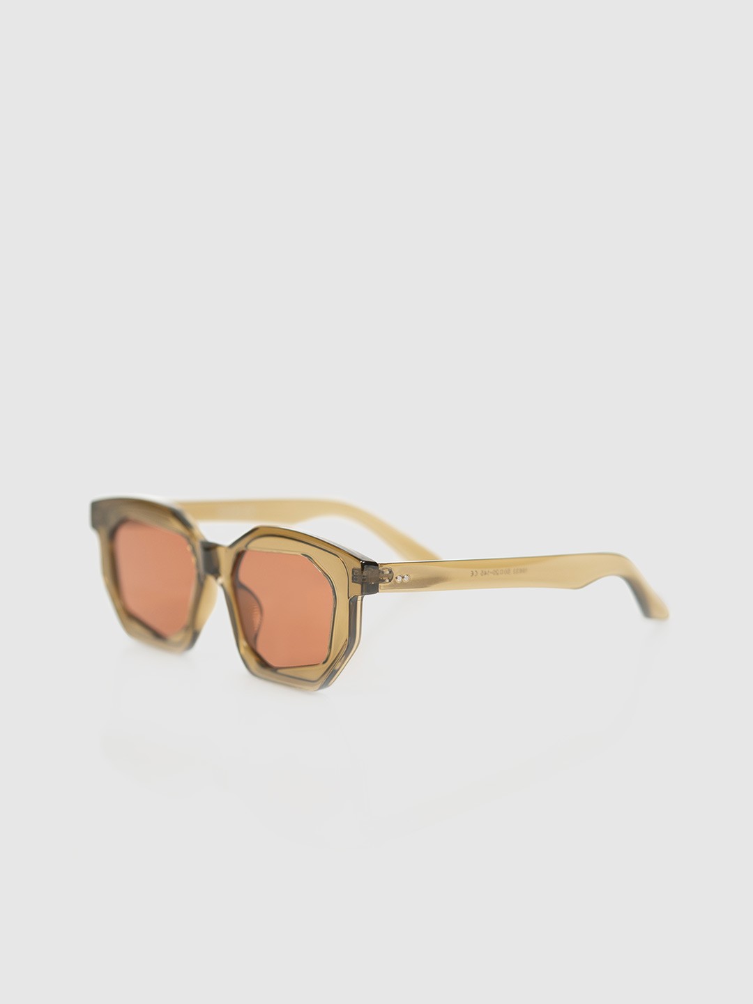 

DIMEH Unisex Rectangle Sunglasses with UV Protected Lens SG-004-Brown
