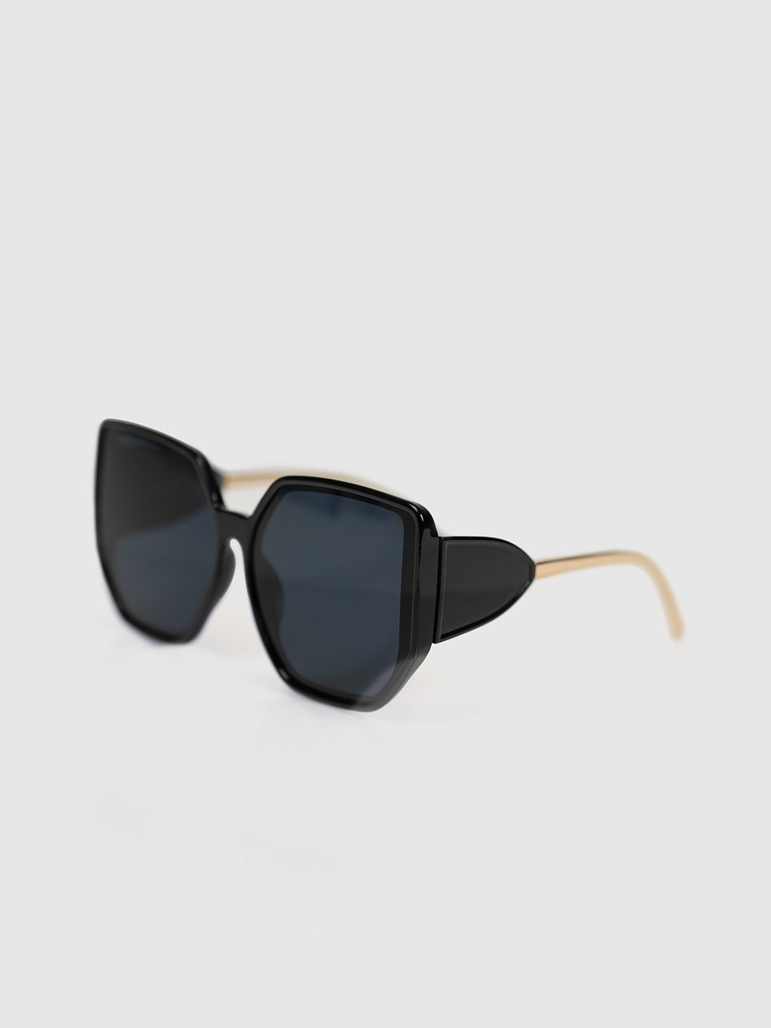 

DIMEH Women Oversized Sunglasses with UV Protected Lens SG-022-Black