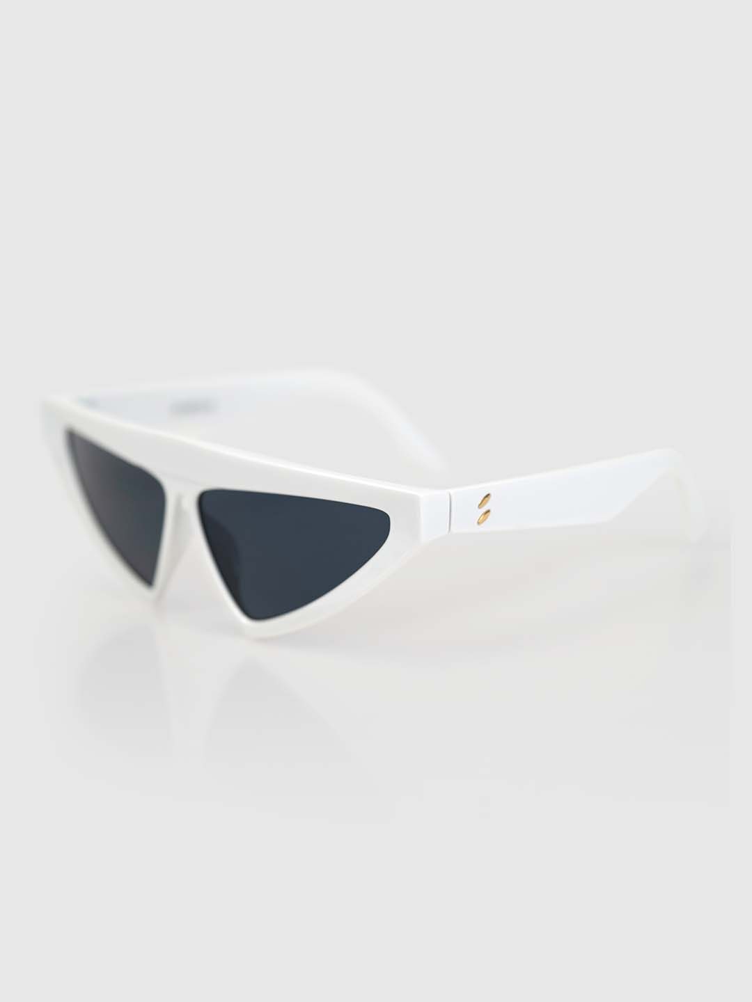 

DIMEH Unisex Wayfarer Sunglasses with UV Protected Lens SG-007-White, Black