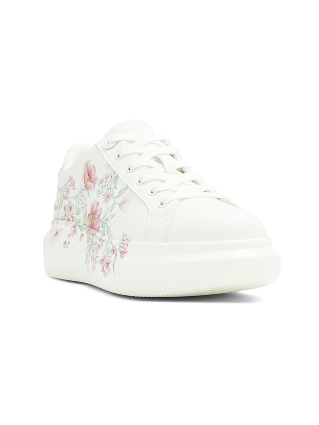 

ALDO Women Printed Round Toe Sneakers, White