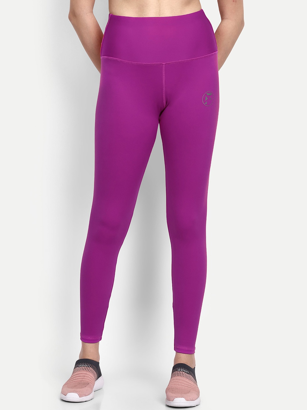 

Fenoix Women Dry-Fit Ankle Length Tights, Pink