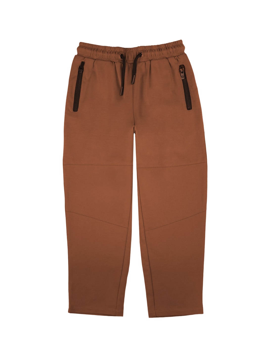 

My Milestones Boys Mid-Rise Cotton Cargo Joggers, Brown