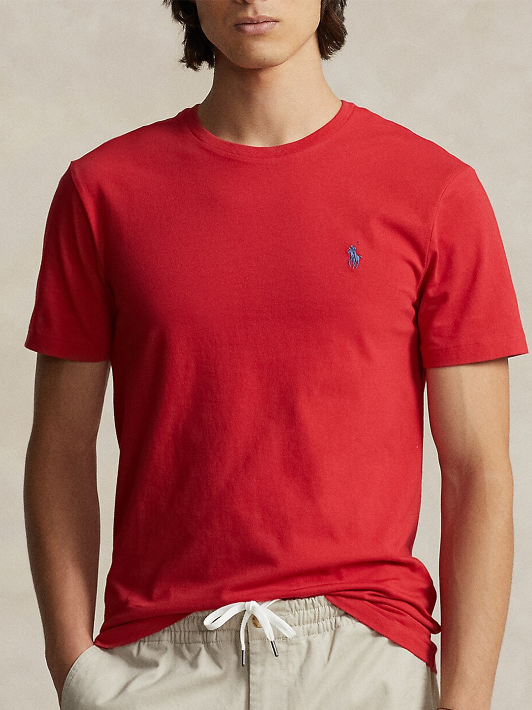 

Polo Ralph Lauren Cotton Round Neck T-Shirt, Red