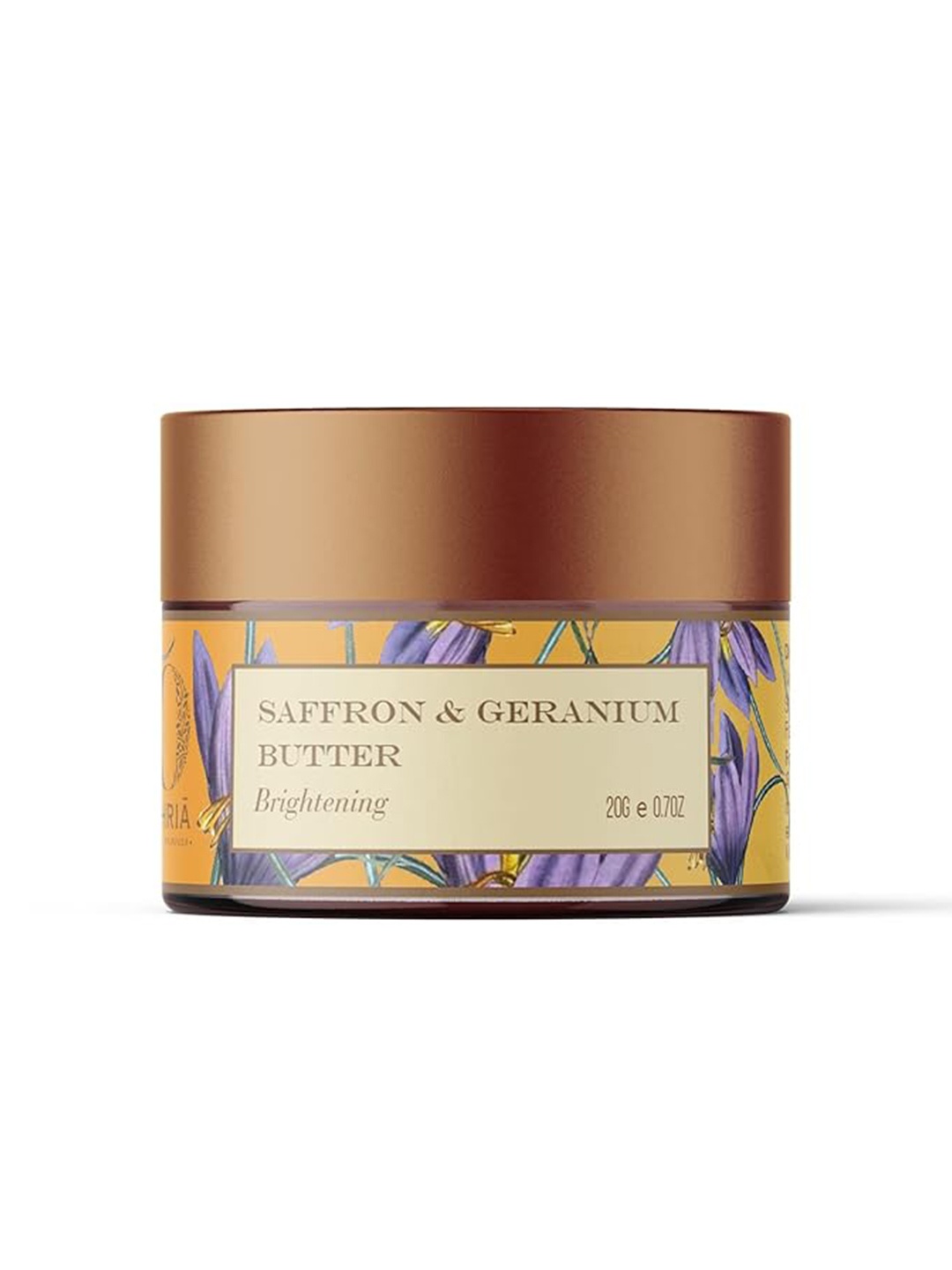

OHRIA AYURVEDA Saffron & Geranium Butter- 20g, Orange