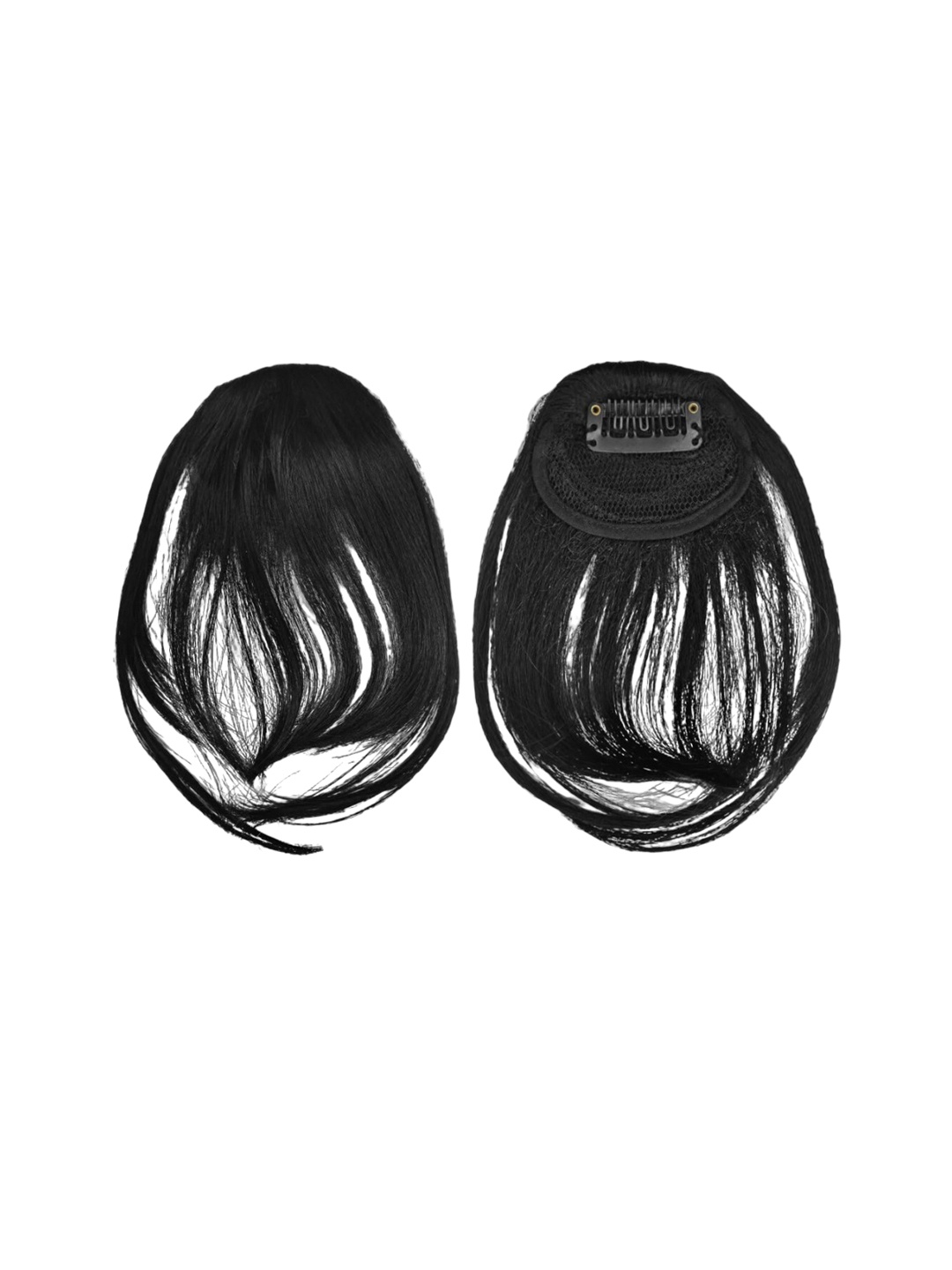 

FIMBUL Short Bangs Clip On Hair Extension - Black