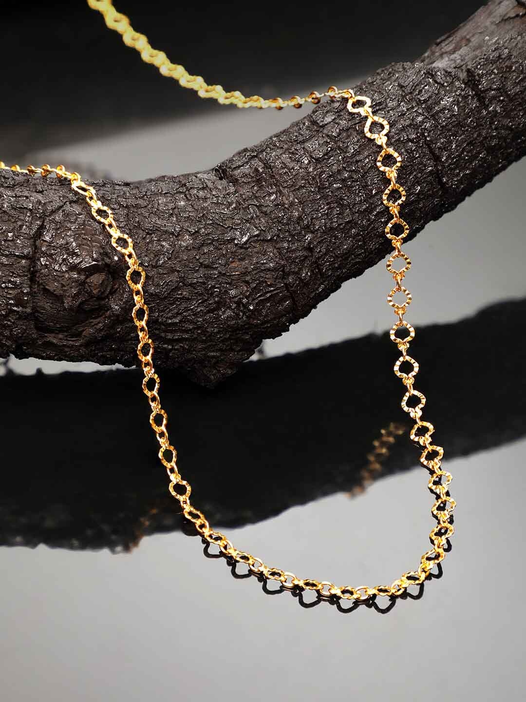 

The Roadster Lifestyle Co. Men Gold Plated Chain