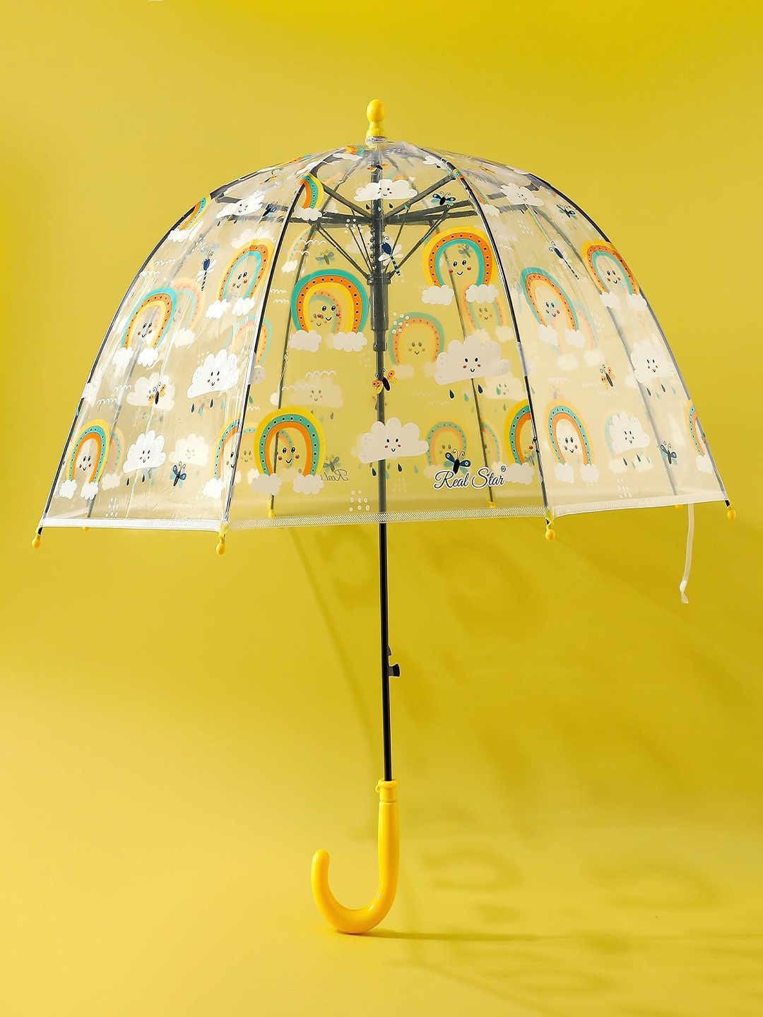 

Kuber Industries Automatic 2 Fold Umbrellas, Yellow