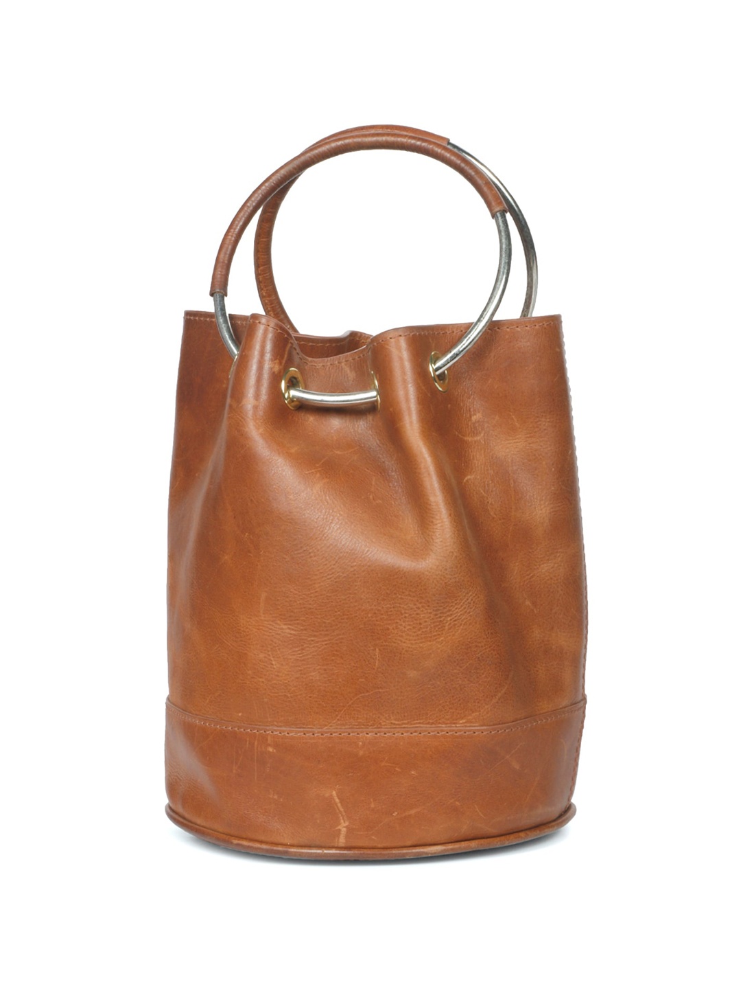 

Favore Leather Handheld Bag, Tan
