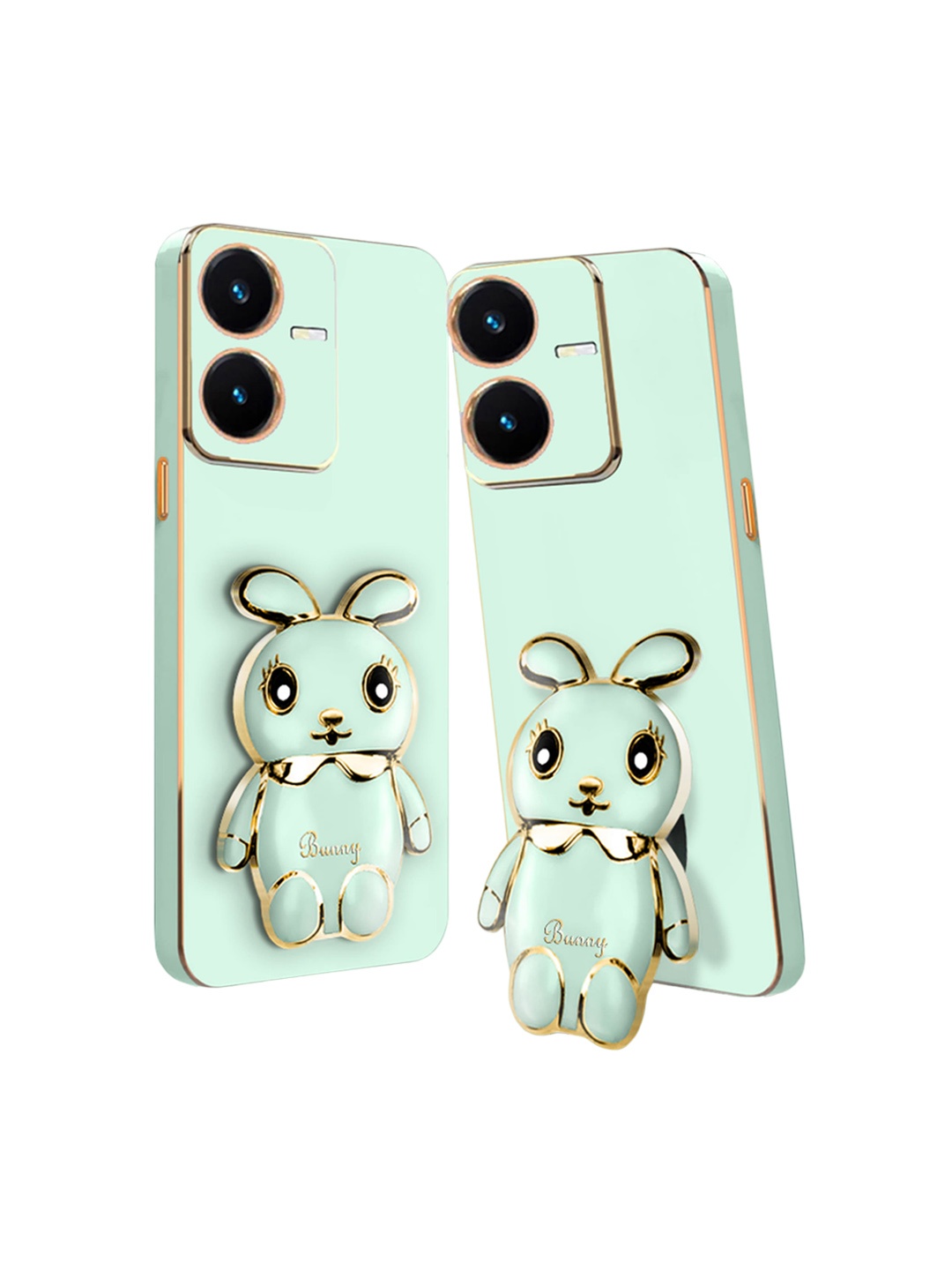 

Karwan Vivo Y22S Printed Back Case, Green