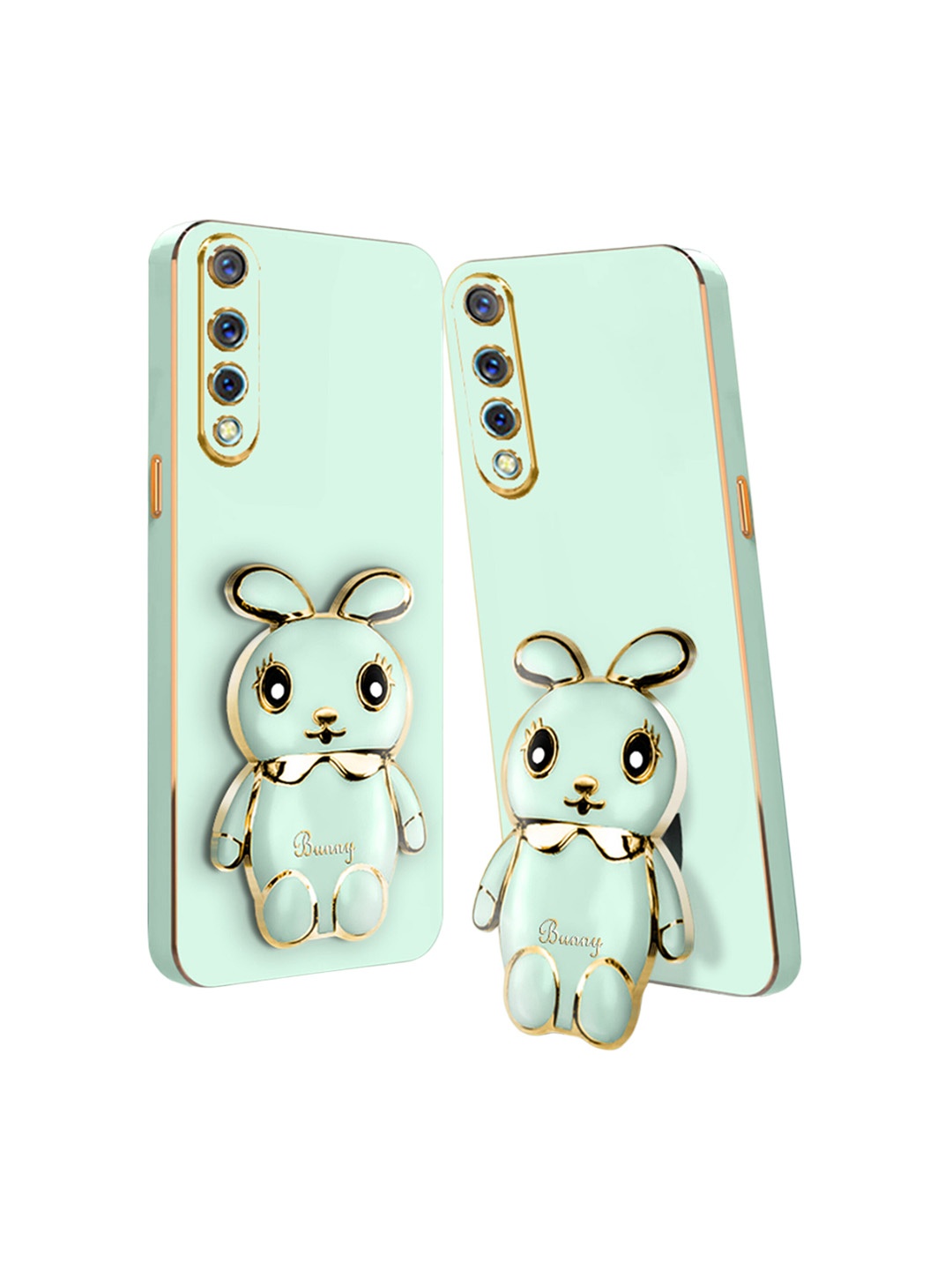 

Karwan Printed Vivo S1 Back Case, Green