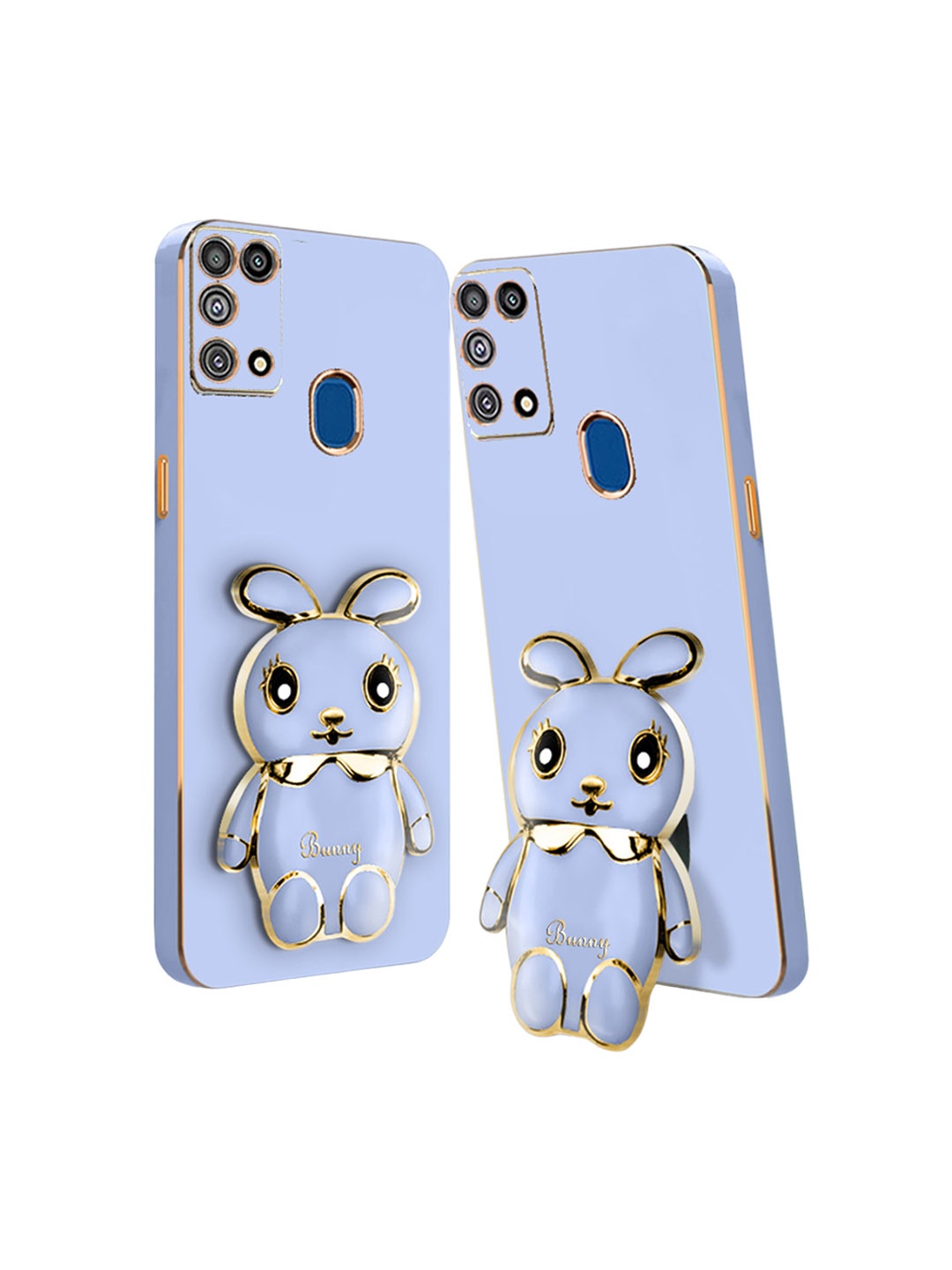 

Karwan Bunny with Folding Stand Back Case Mobile Accessories, Blue