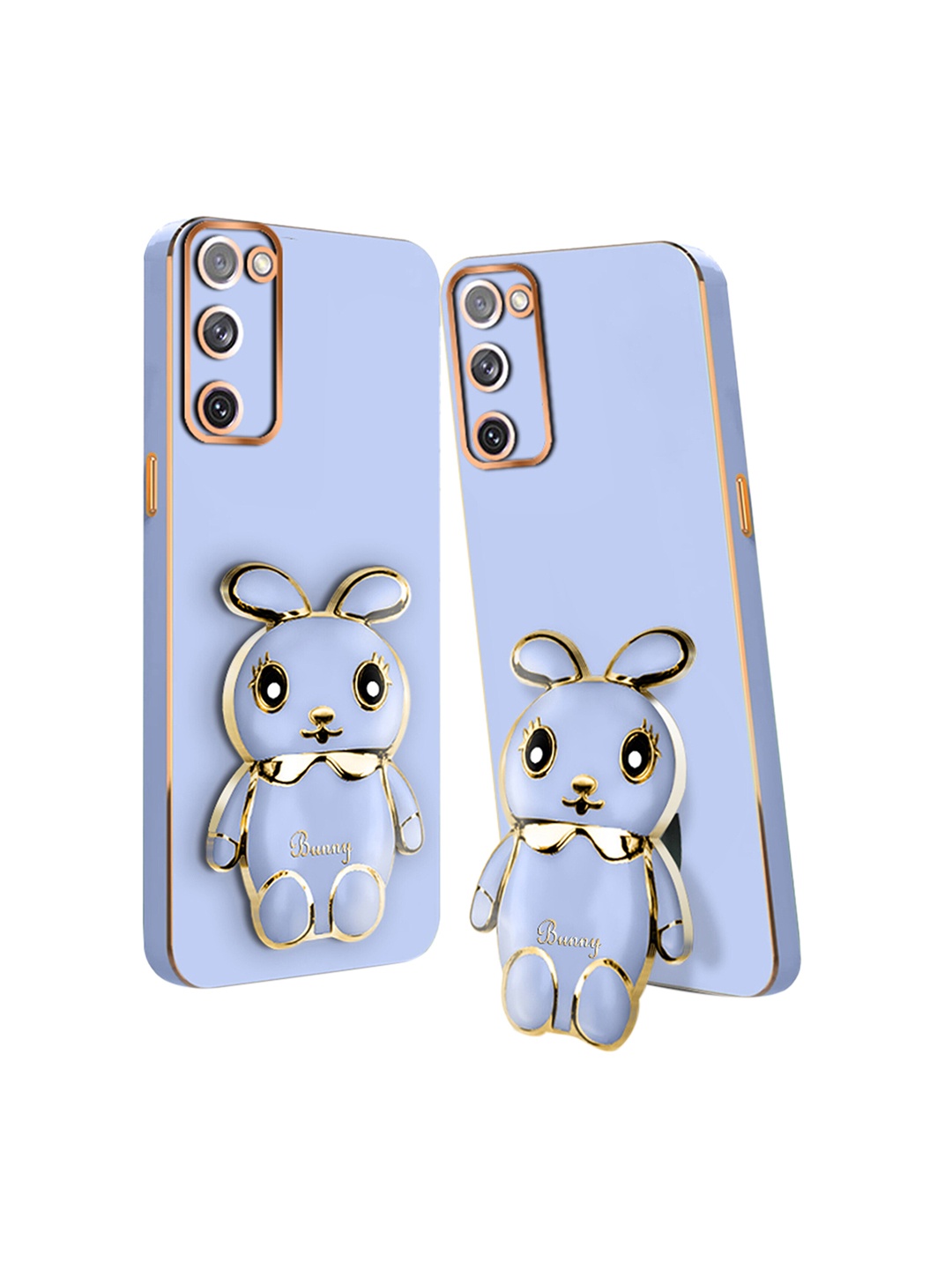 

Karwan 3D Mini Bunny with Folding Stand Samsung Galaxy S20 FE Back Case, Blue