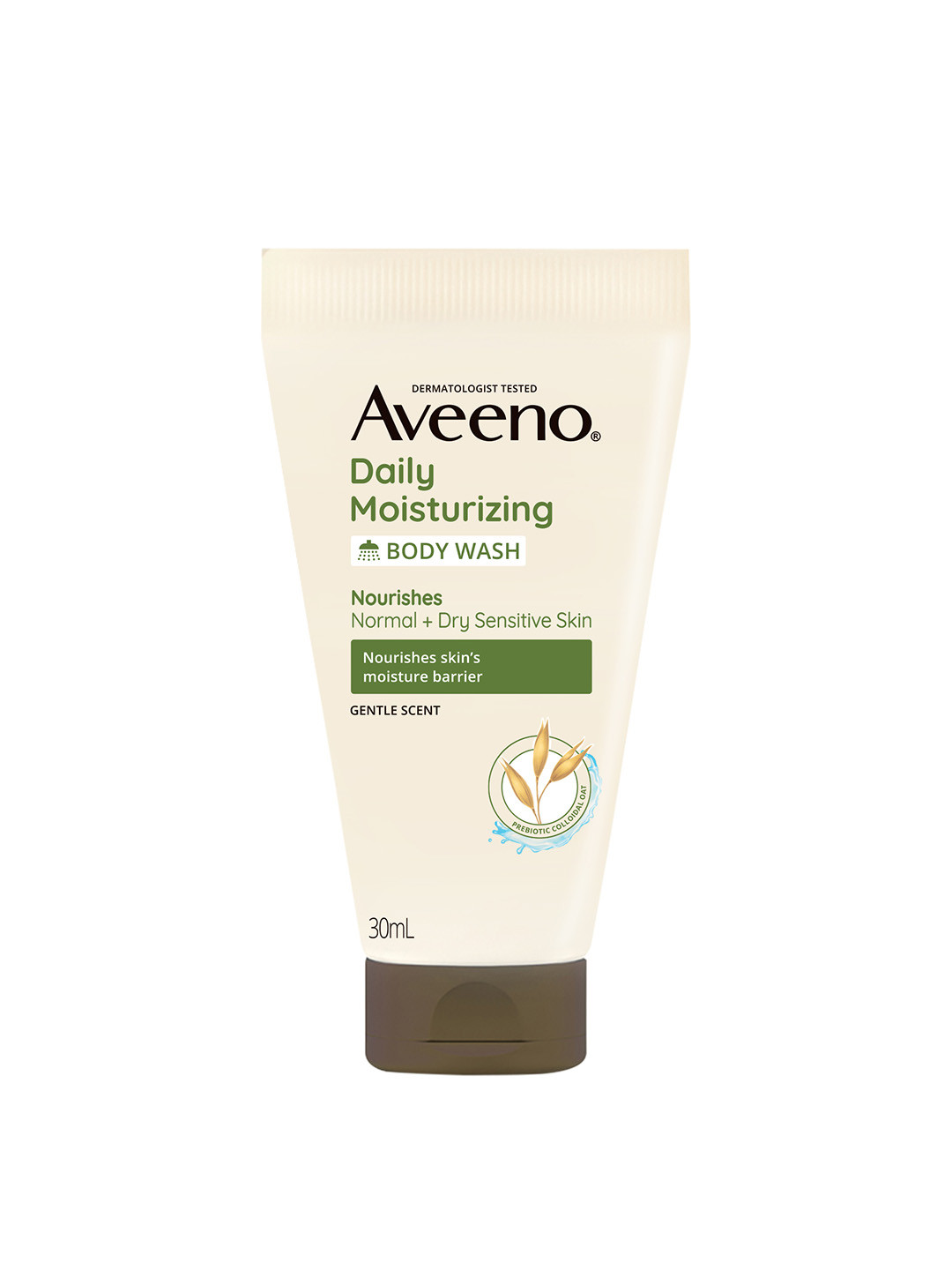 

Aveeno Daily Moisturizing Body Wash for Dry Sensitive Skin - 30 ml, Cream