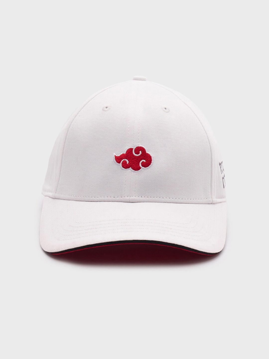 

Bewakoof Unisex Rouge Ninja Club Embroidered Cotton Baseball Cap, White