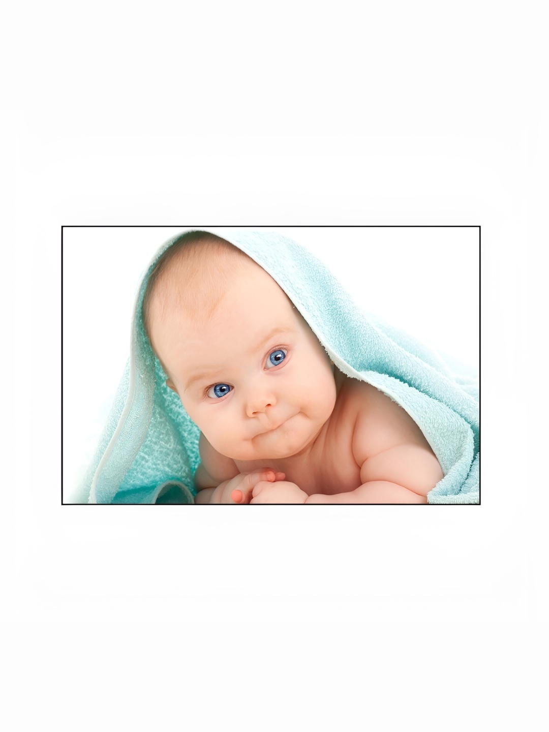 

PnF Blue & Beige Cute Baby Poster Wall Stickers