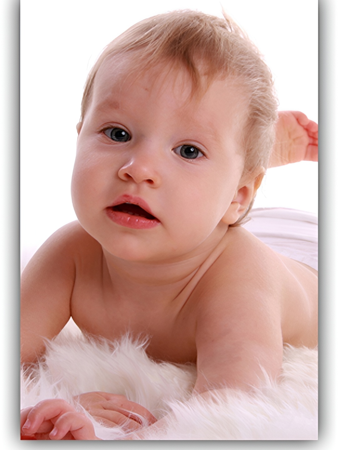 

PnF White & Nude Baby Printed Wall Photograph