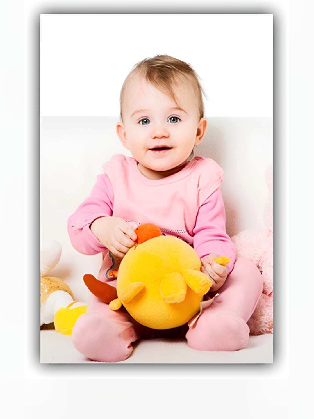 

PnF Beige & pink Cute Baby Wall Stickers