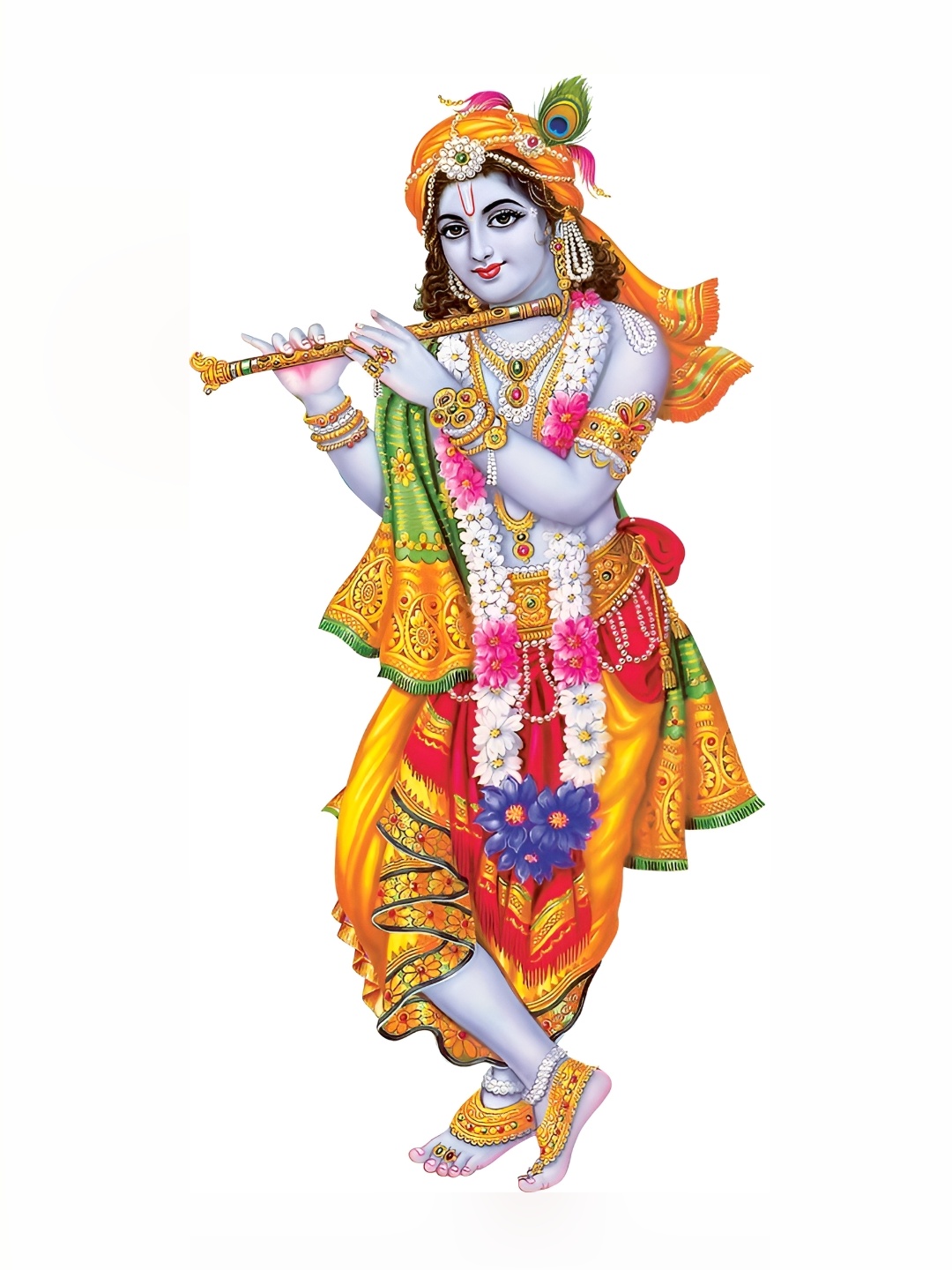 

Aquire Blue & Yellow Religious Krishna Ji Wall Sticker