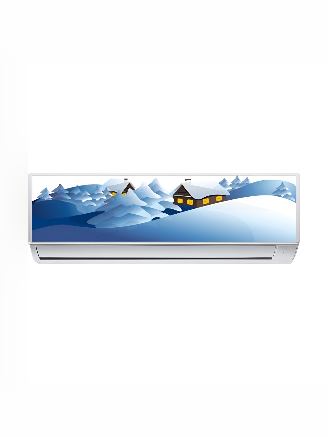 

Aquire White & Blue Snow Scenery Self Adhesive AC Wall Sticker