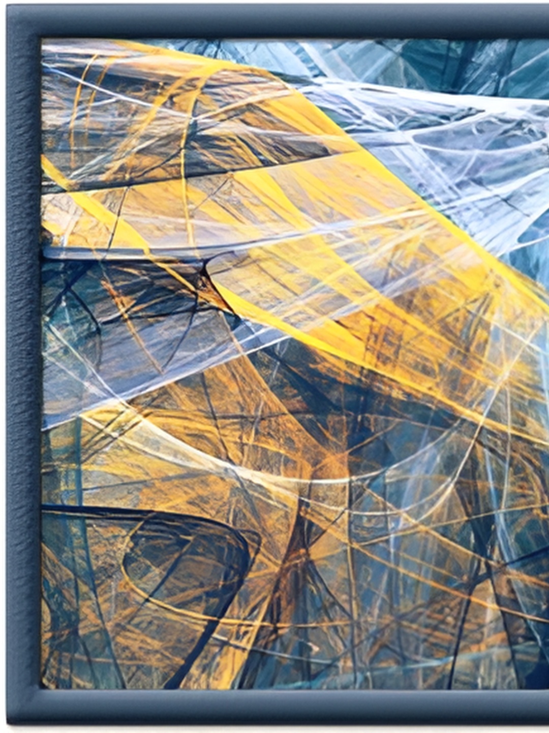 

Aquire Blue & Yellow Highly Durable Wall Sticker
