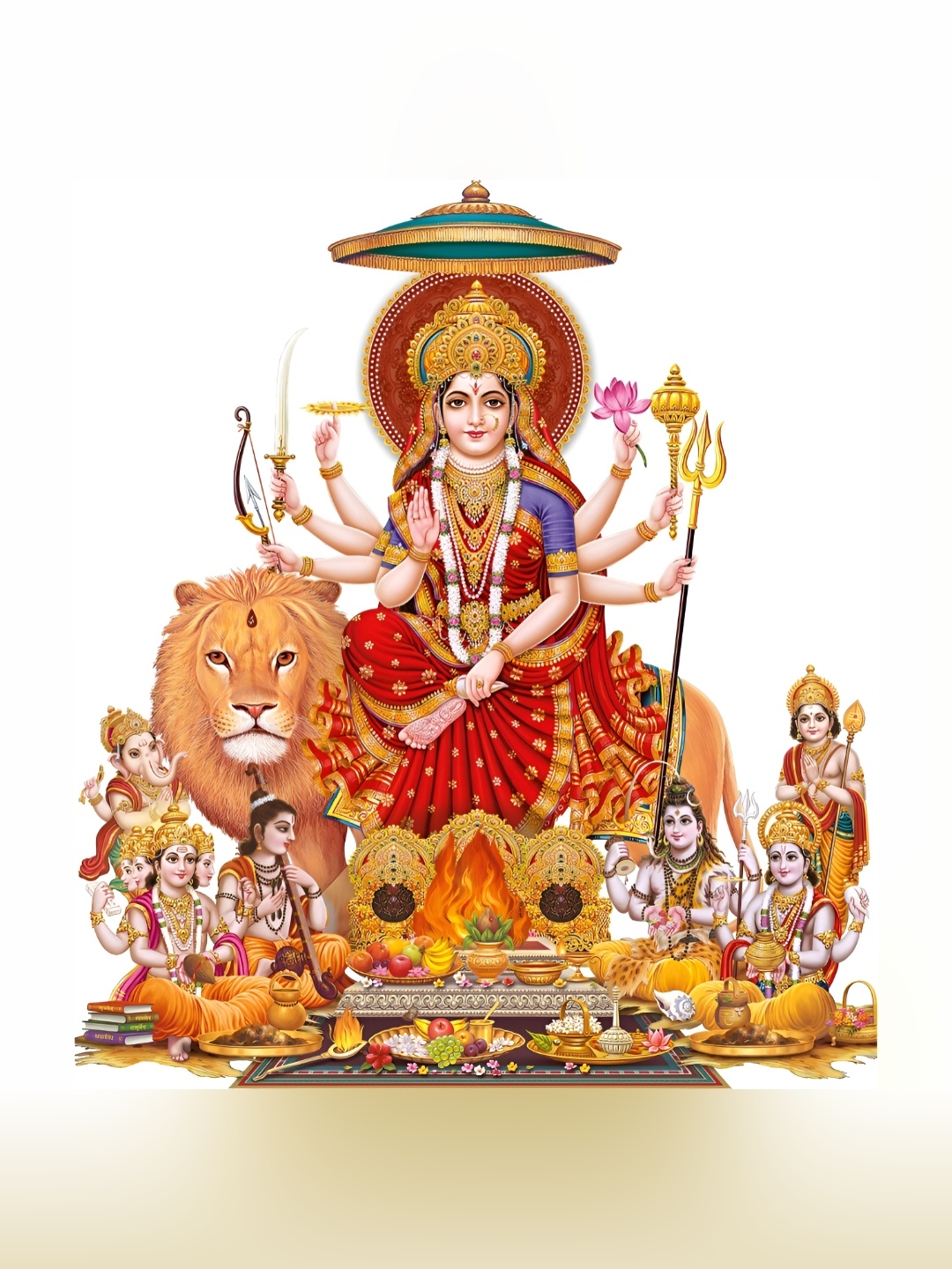 

Aquire Red & Orange Religious Printed Self Adhesive Wall Sticker