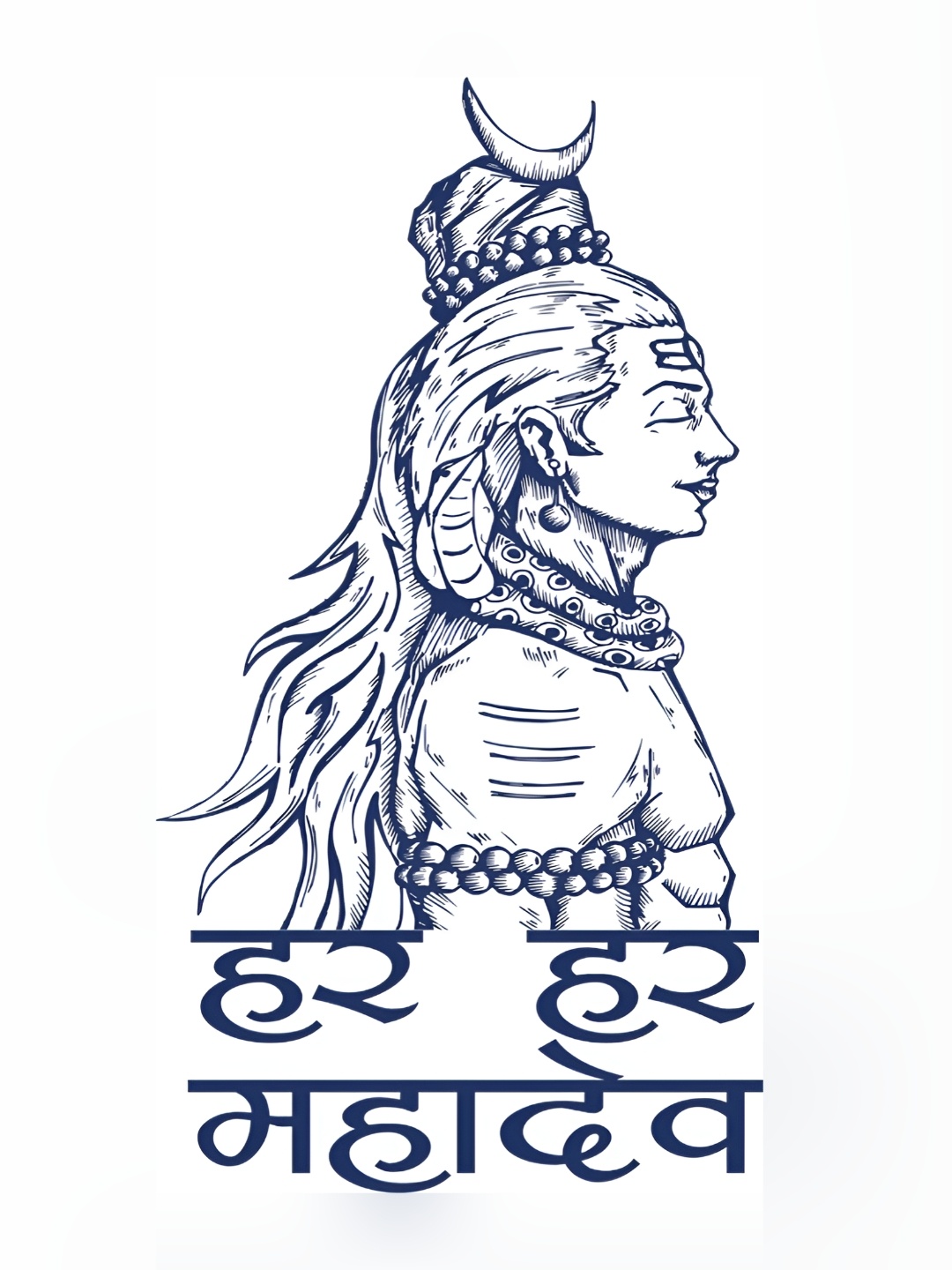 

Aquire Blue Mahadev Printed Self Adhesive Wallpaper