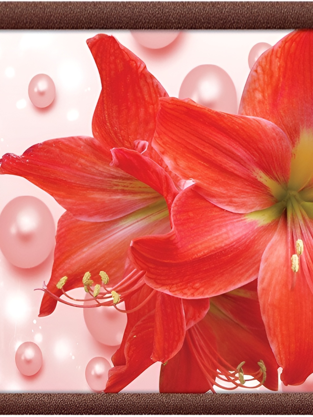 

Aquire Red Floral Print Wall Sticker