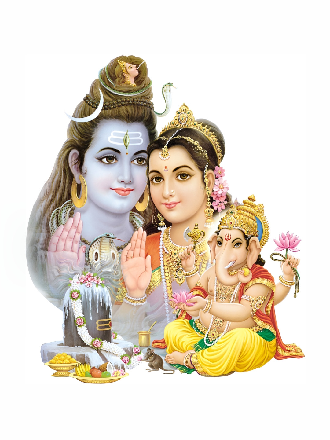 

Aquire Blue Shiv Parivar Self Adhesive Stickers