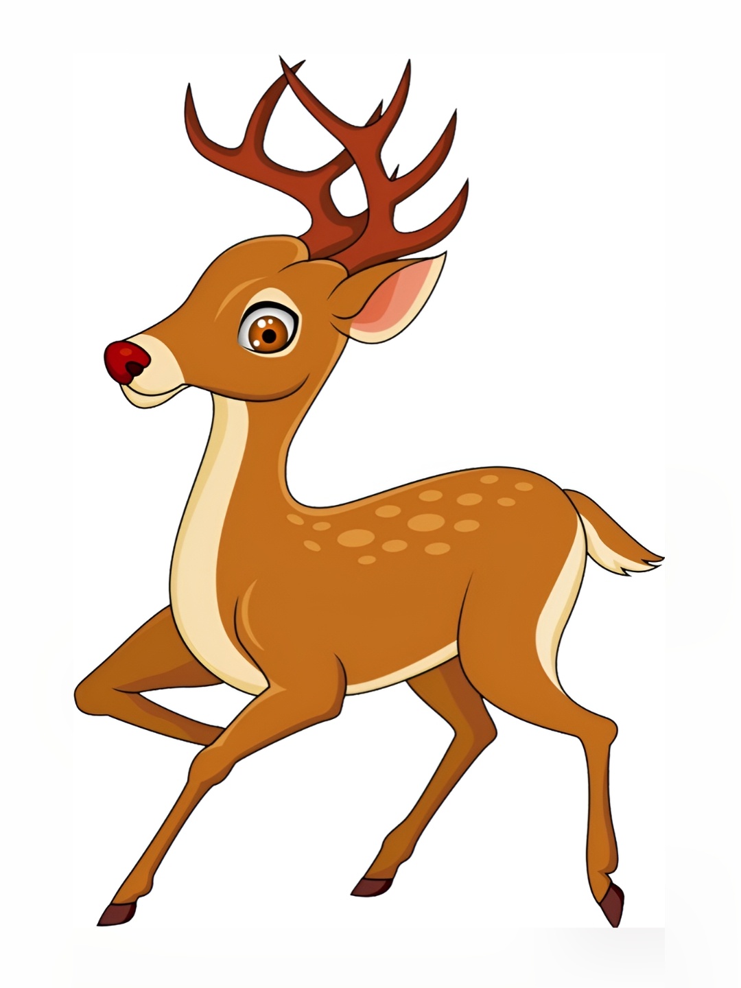 

Aquire Brown Animated Deer Self Adhesive Wall Sticker