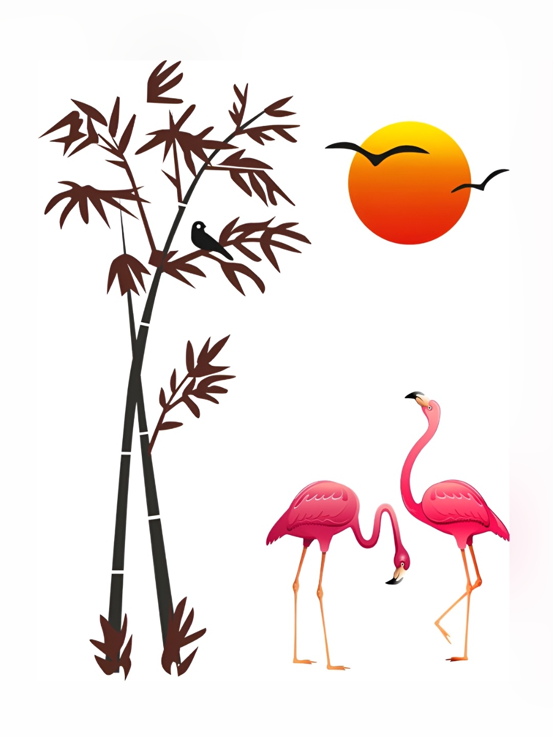 

Aquire Pink & Green Animal Printed Wallpaper