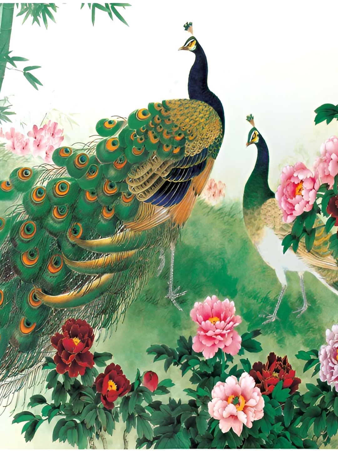 

Aquire Green & Blue Bird Printed Self Adhesive Wall Sticker