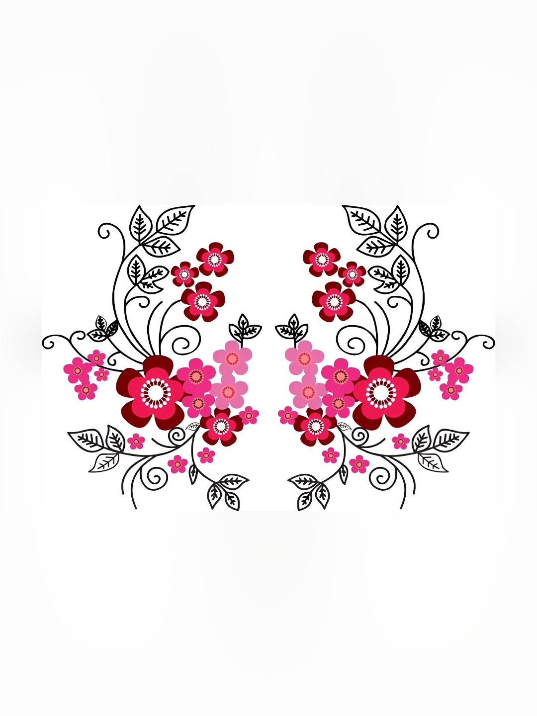 

Aquire Pink & Black Printed Wall Sticker